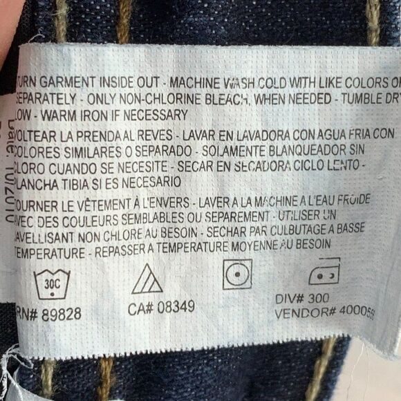 Gloria Vanderbilt Jeans sz 10 Ave Amanda Straight Dark Wash Inseam 30" - Picture 10 of 10